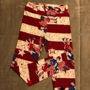 Patriotic lularoe leggings